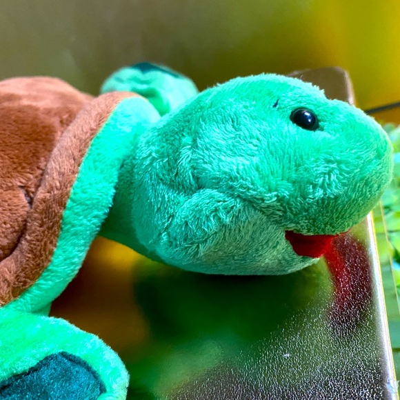 GANZ WEBKINZ COLLECTIBLE TURTLE HM150 LOGO ON SHELL SUPER SOFT 9” - Picture 7 of 12